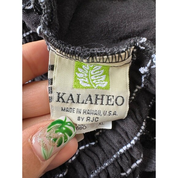 Kalaheo Hawaiian Tropical Stretch Strapless Smocked Back Brown Midi Dress XL - Picture 4 of 5